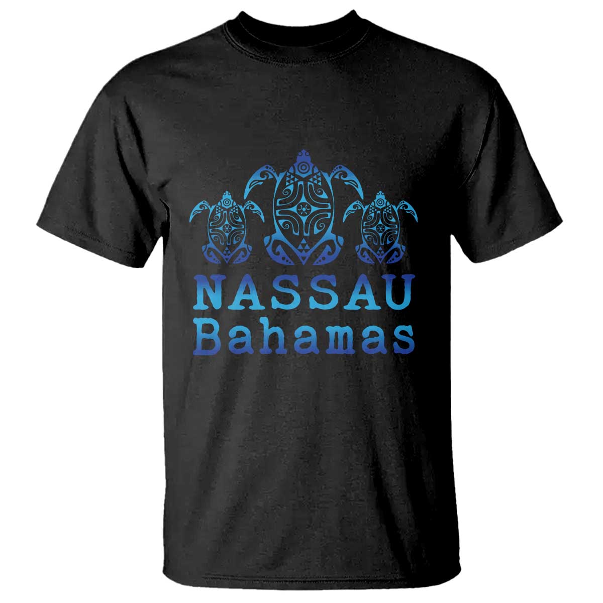 Nassau Souvenir T Shirt Sea Turtle Bahamas Beach Vacation - Wonder Print Shop