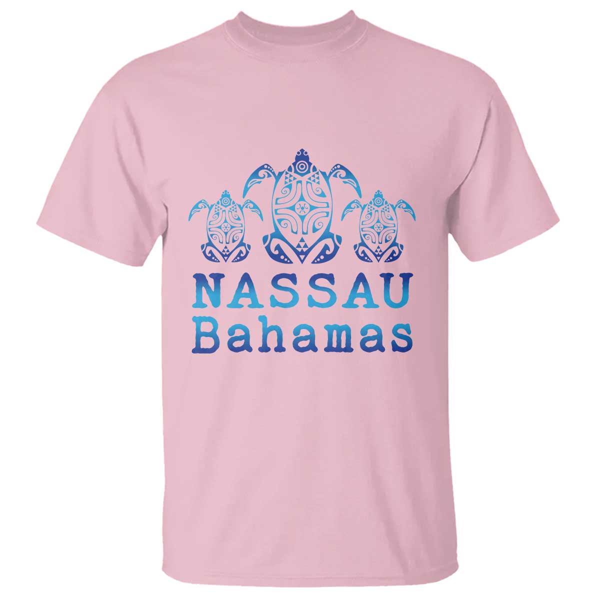 Nassau Souvenir T Shirt Sea Turtle Bahamas Beach Vacation - Wonder Print Shop