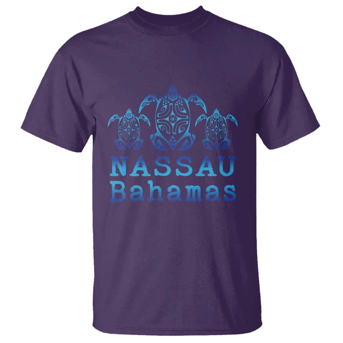 Nassau Souvenir T Shirt Sea Turtle Bahamas Beach Vacation - Wonder Print Shop