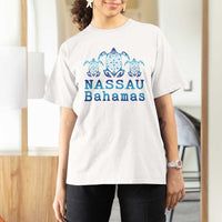 Nassau Souvenir T Shirt For Women Sea Turtle Bahamas Beach Vacation - Wonder Print Shop