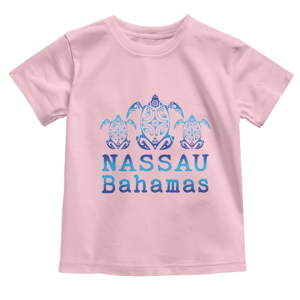 Nassau Souvenir Toddler T Shirt Sea Turtle Bahamas Beach Vacation - Wonder Print Shop