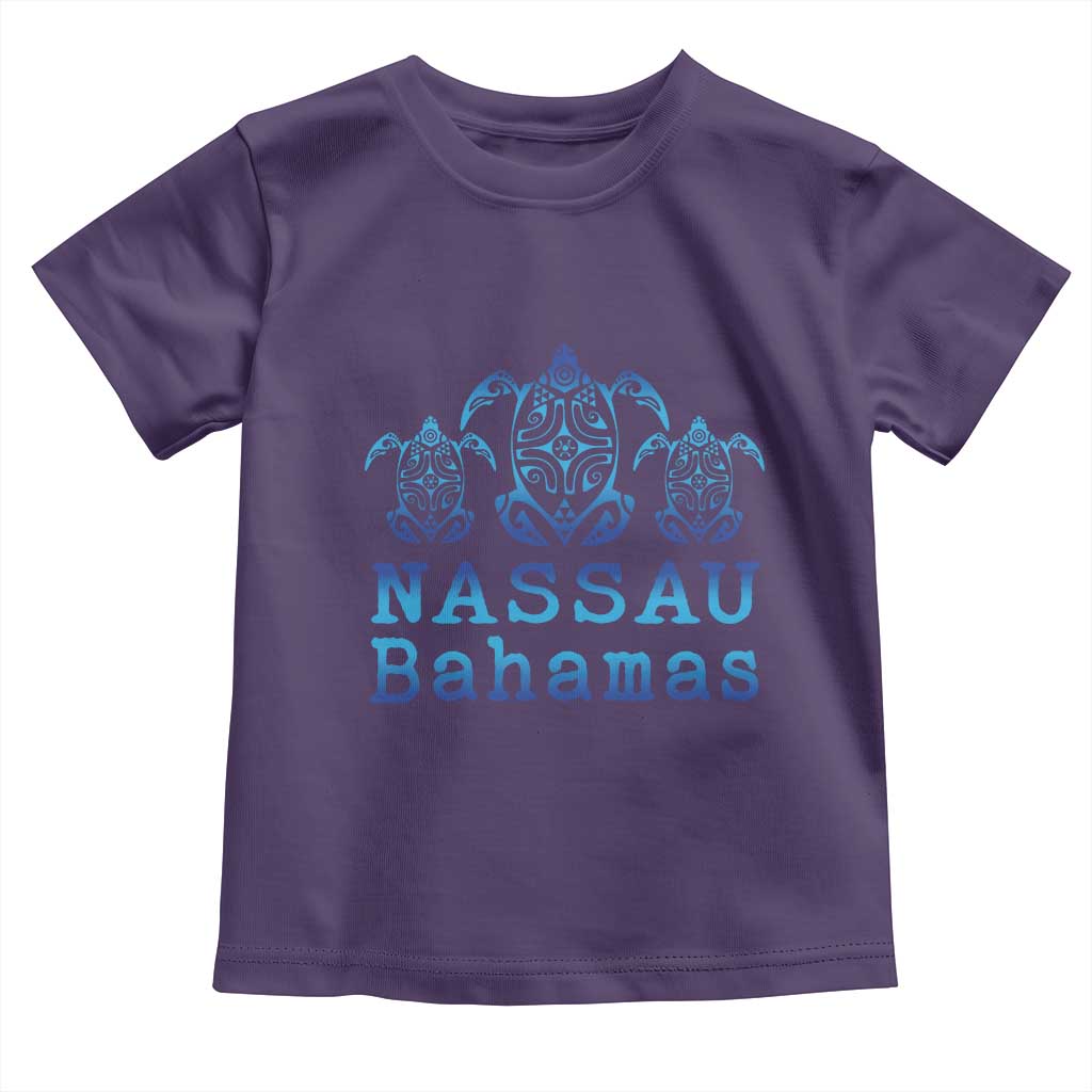 Nassau Souvenir Toddler T Shirt Sea Turtle Bahamas Beach Vacation - Wonder Print Shop