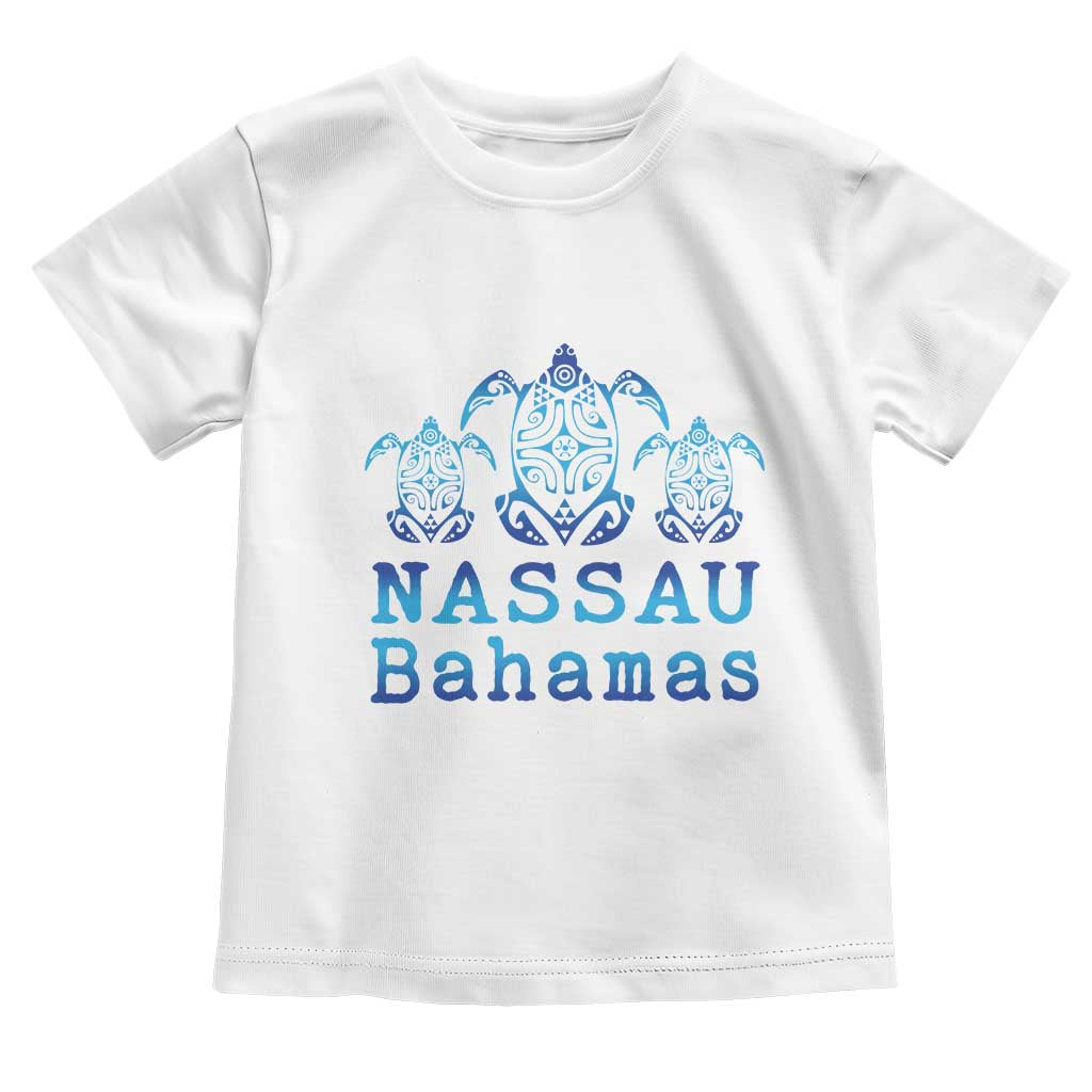 Nassau Souvenir Toddler T Shirt Sea Turtle Bahamas Beach Vacation - Wonder Print Shop