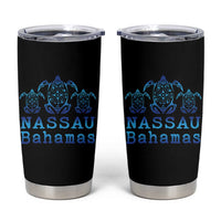 Nassau Souvenir Tumbler Cup Sea Turtle Bahamas Beach Vacation - Wonder Print Shop