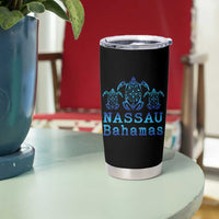 Nassau Souvenir Tumbler Cup Sea Turtle Bahamas Beach Vacation - Wonder Print Shop