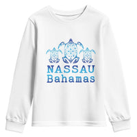 Nassau Souvenir Youth Sweatshirt Sea Turtle Bahamas Beach Vacation - Wonder Print Shop