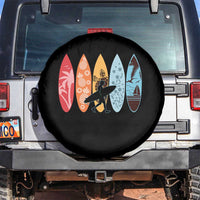 Surfboarder Spare Tire Cover Hawaii Wave Surfing Surfboard Lover Beach Surfer - Wonder Print Shop