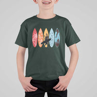 Surfboarder T Shirt For Kid Hawaii Wave Surfing Surfboard Lover Beach Surfer - Wonder Print Shop