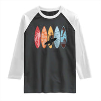 Surfboarder Raglan Shirt Hawaii Wave Surfing Surfboard Lover Beach Surfer - Wonder Print Shop