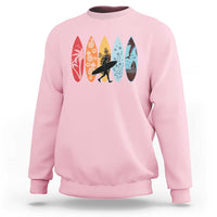 Surfboarder Sweatshirt Hawaii Wave Surfing Surfboard Lover Beach Surfer - Wonder Print Shop