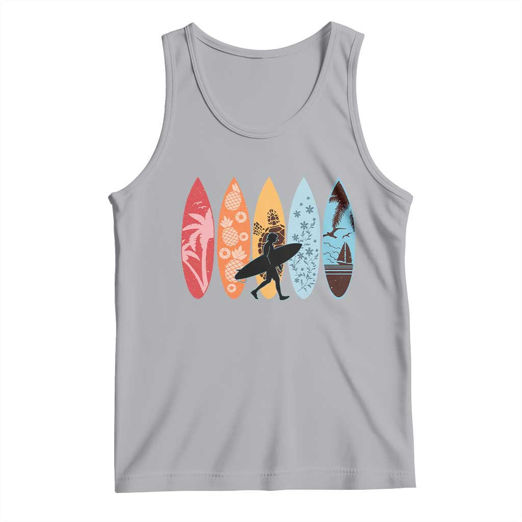 Surfboarder Tank Top Hawaii Wave Surfing Surfboard Lover Beach Surfer - Wonder Print Shop
