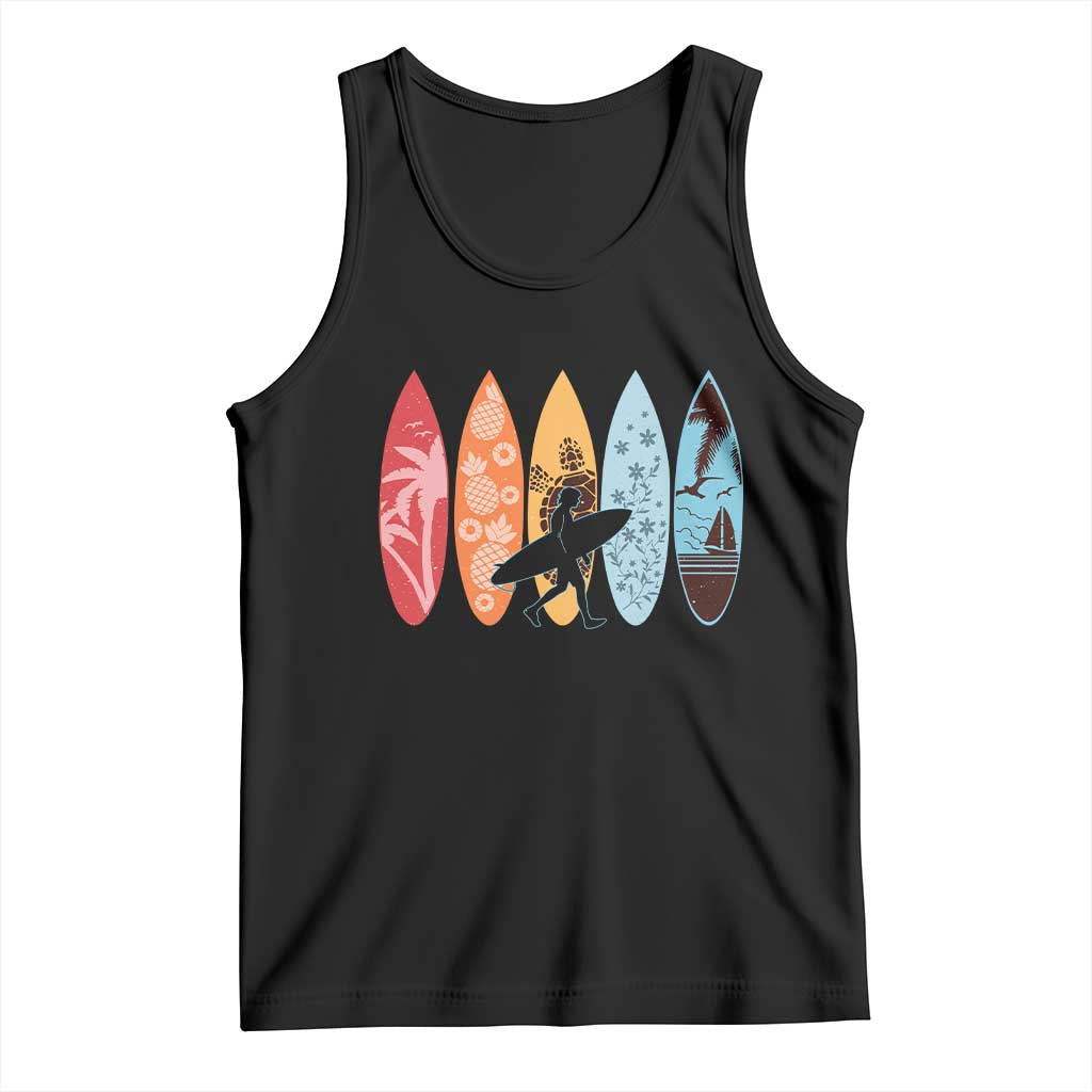 Surfboarder Tank Top Hawaii Wave Surfing Surfboard Lover Beach Surfer - Wonder Print Shop