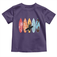 Surfboarder Toddler T Shirt Hawaii Wave Surfing Surfboard Lover Beach Surfer - Wonder Print Shop