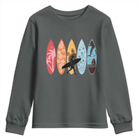 Surfboarder Youth Sweatshirt Hawaii Wave Surfing Surfboard Lover Beach Surfer - Wonder Print Shop