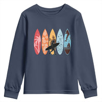 Surfboarder Youth Sweatshirt Hawaii Wave Surfing Surfboard Lover Beach Surfer - Wonder Print Shop