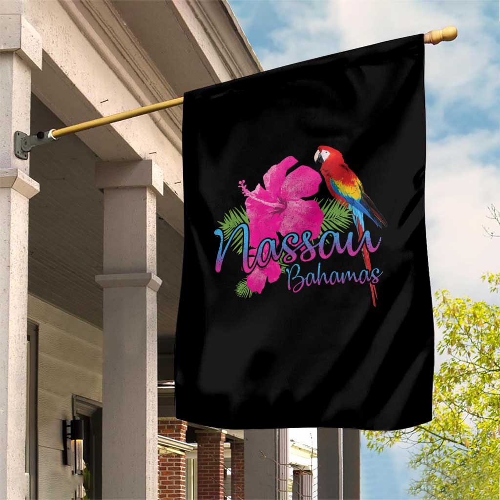 Nassau Souvenir Garden Flag Caribbean Bahamas Beach Vacation - Wonder Print Shop