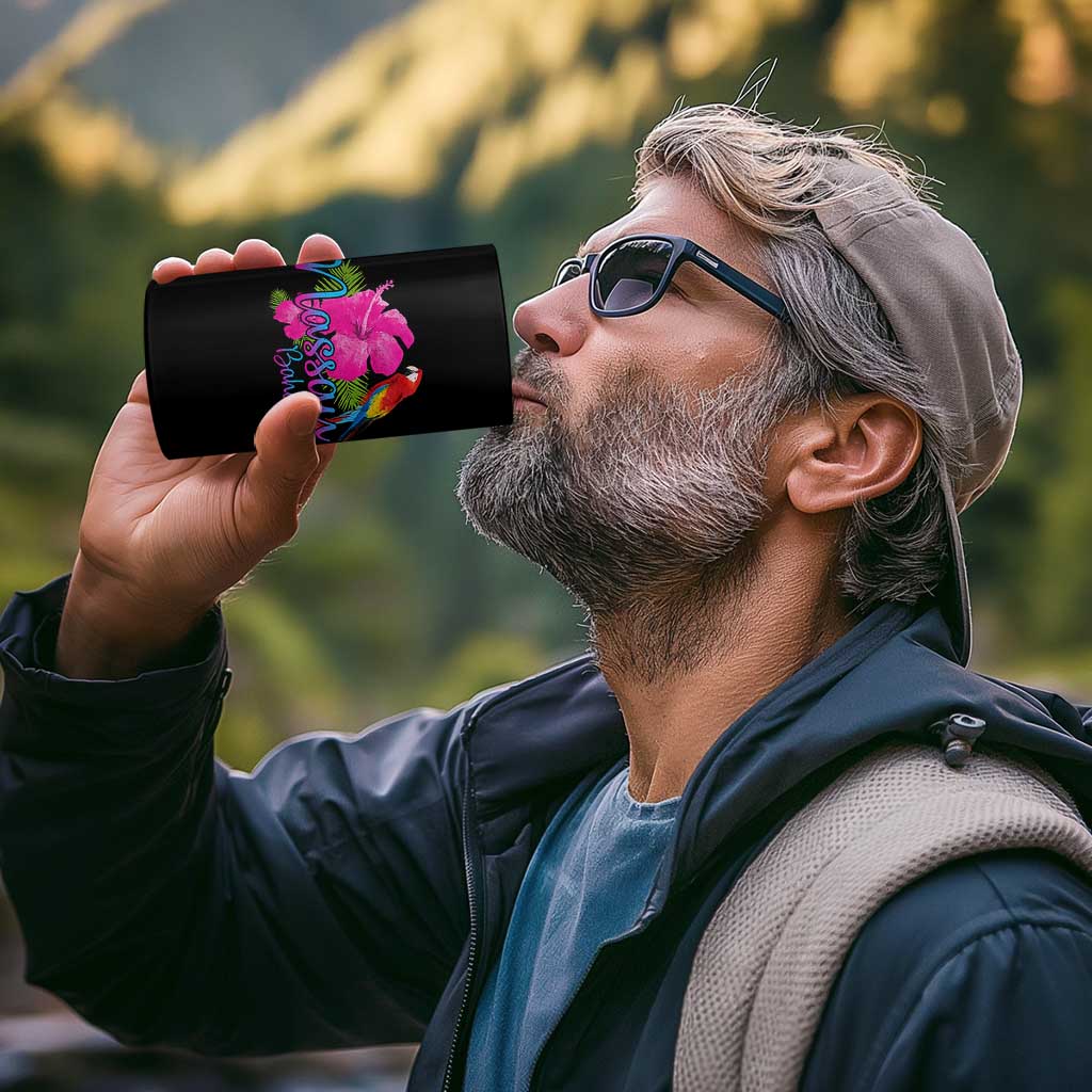 Nassau Souvenir 4 in 1 Can Cooler Tumbler Caribbean Bahamas Beach Vacation - Wonder Print Shop