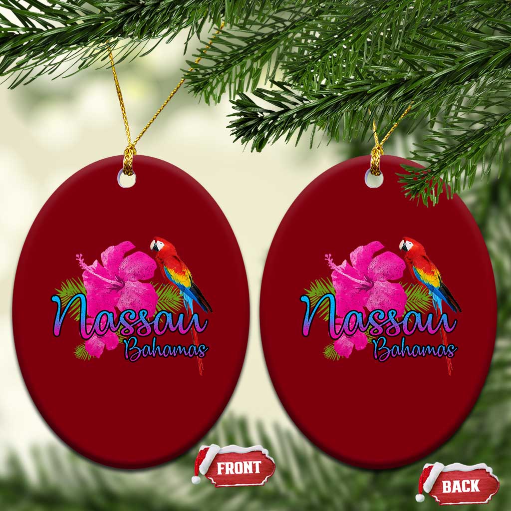 Nassau Souvenir Ceramic Ornament Caribbean Bahamas Beach Vacation - Wonder Print Shop