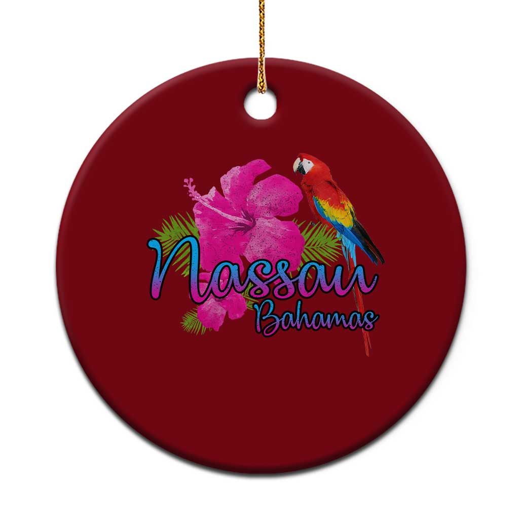 Nassau Souvenir Ceramic Ornament Caribbean Bahamas Beach Vacation - Wonder Print Shop