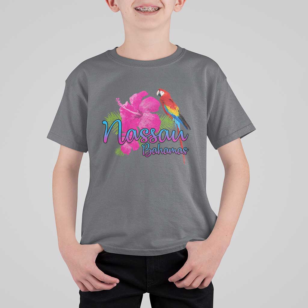 Nassau Souvenir T Shirt For Kid Caribbean Bahamas Beach Vacation - Wonder Print Shop