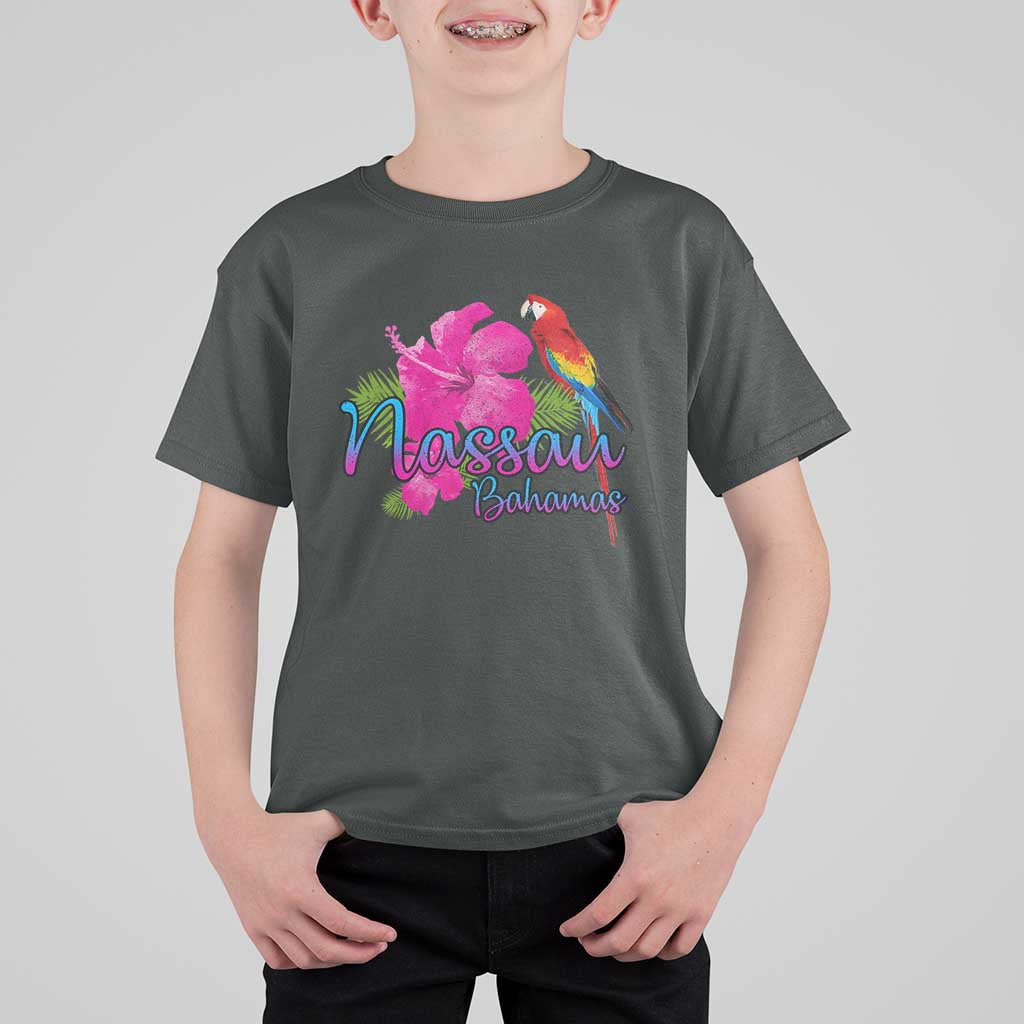 Nassau Souvenir T Shirt For Kid Caribbean Bahamas Beach Vacation - Wonder Print Shop
