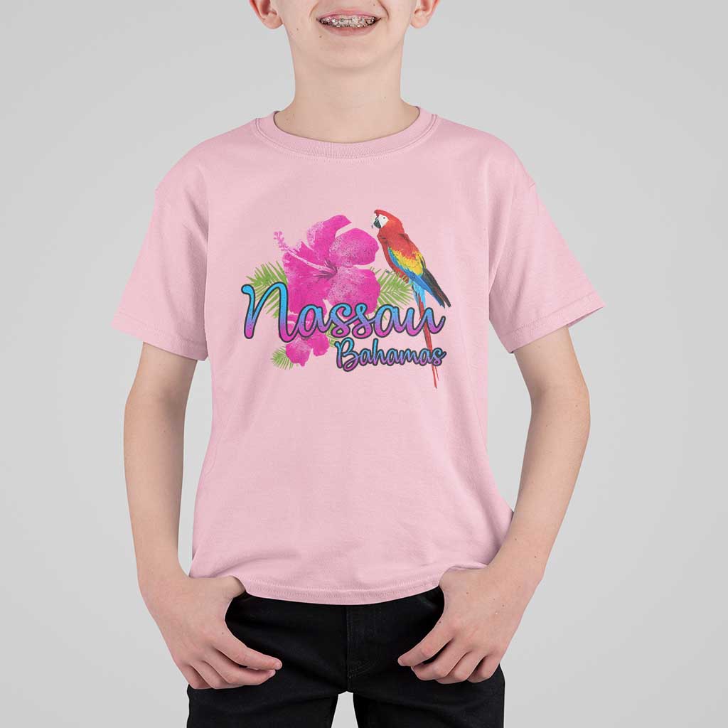 Nassau Souvenir T Shirt For Kid Caribbean Bahamas Beach Vacation - Wonder Print Shop