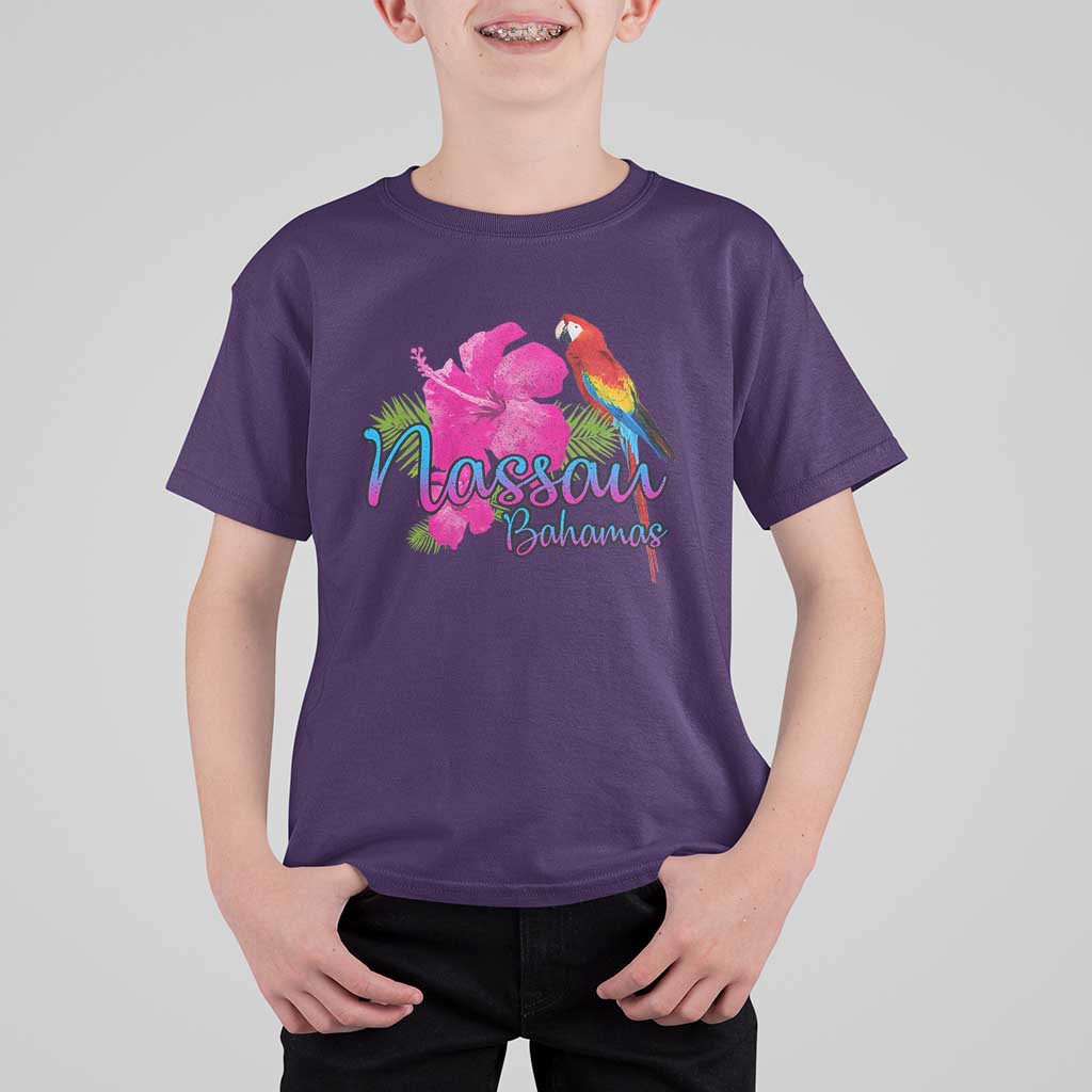 Nassau Souvenir T Shirt For Kid Caribbean Bahamas Beach Vacation - Wonder Print Shop