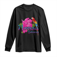 Nassau Souvenir Long Sleeve Shirt Caribbean Bahamas Beach Vacation - Wonder Print Shop