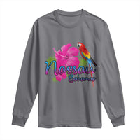 Nassau Souvenir Long Sleeve Shirt Caribbean Bahamas Beach Vacation - Wonder Print Shop