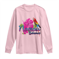 Nassau Souvenir Long Sleeve Shirt Caribbean Bahamas Beach Vacation - Wonder Print Shop