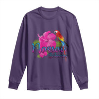 Nassau Souvenir Long Sleeve Shirt Caribbean Bahamas Beach Vacation - Wonder Print Shop