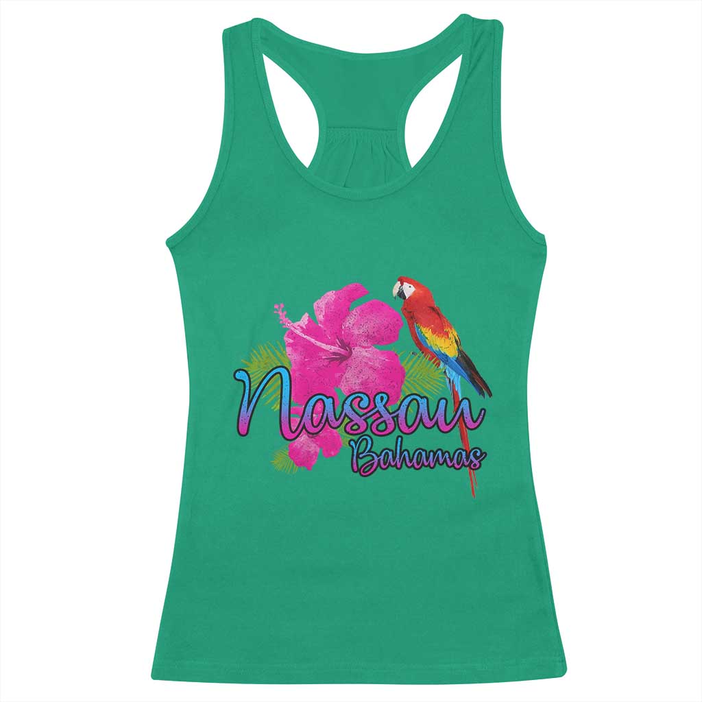 Nassau Souvenir Racerback Tank Top Caribbean Bahamas Beach Vacation - Wonder Print Shop