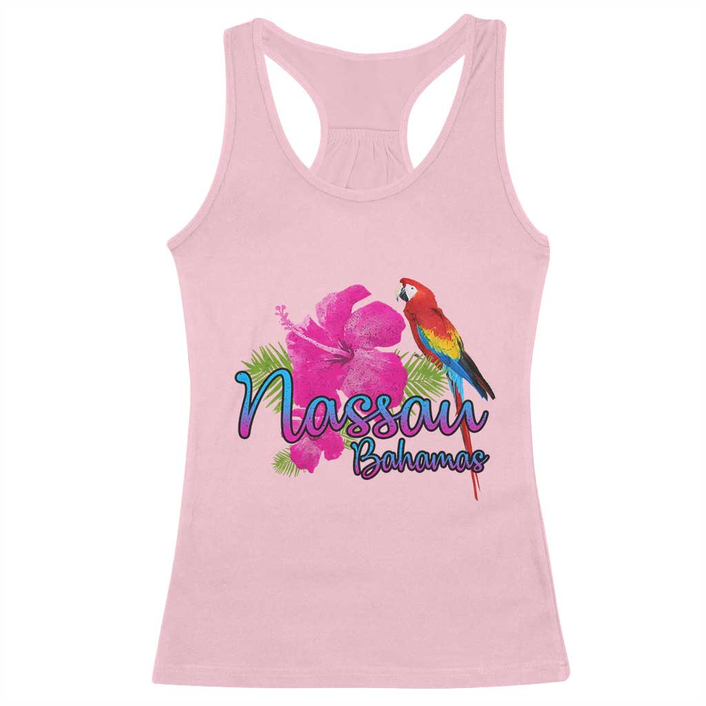 Nassau Souvenir Racerback Tank Top Caribbean Bahamas Beach Vacation - Wonder Print Shop