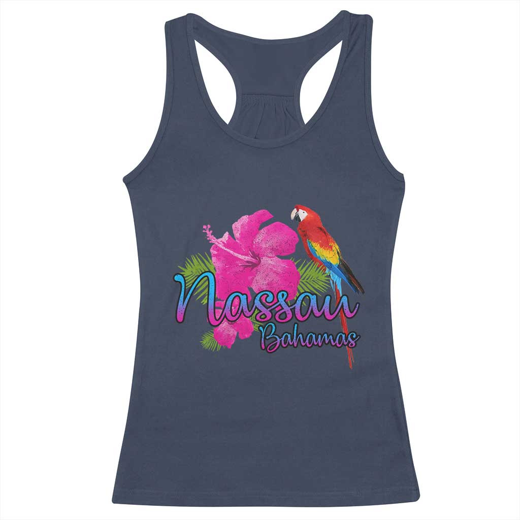 Nassau Souvenir Racerback Tank Top Caribbean Bahamas Beach Vacation - Wonder Print Shop