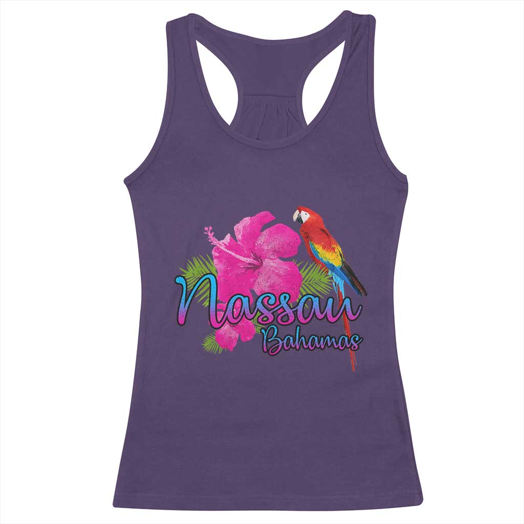 Nassau Souvenir Racerback Tank Top Caribbean Bahamas Beach Vacation - Wonder Print Shop