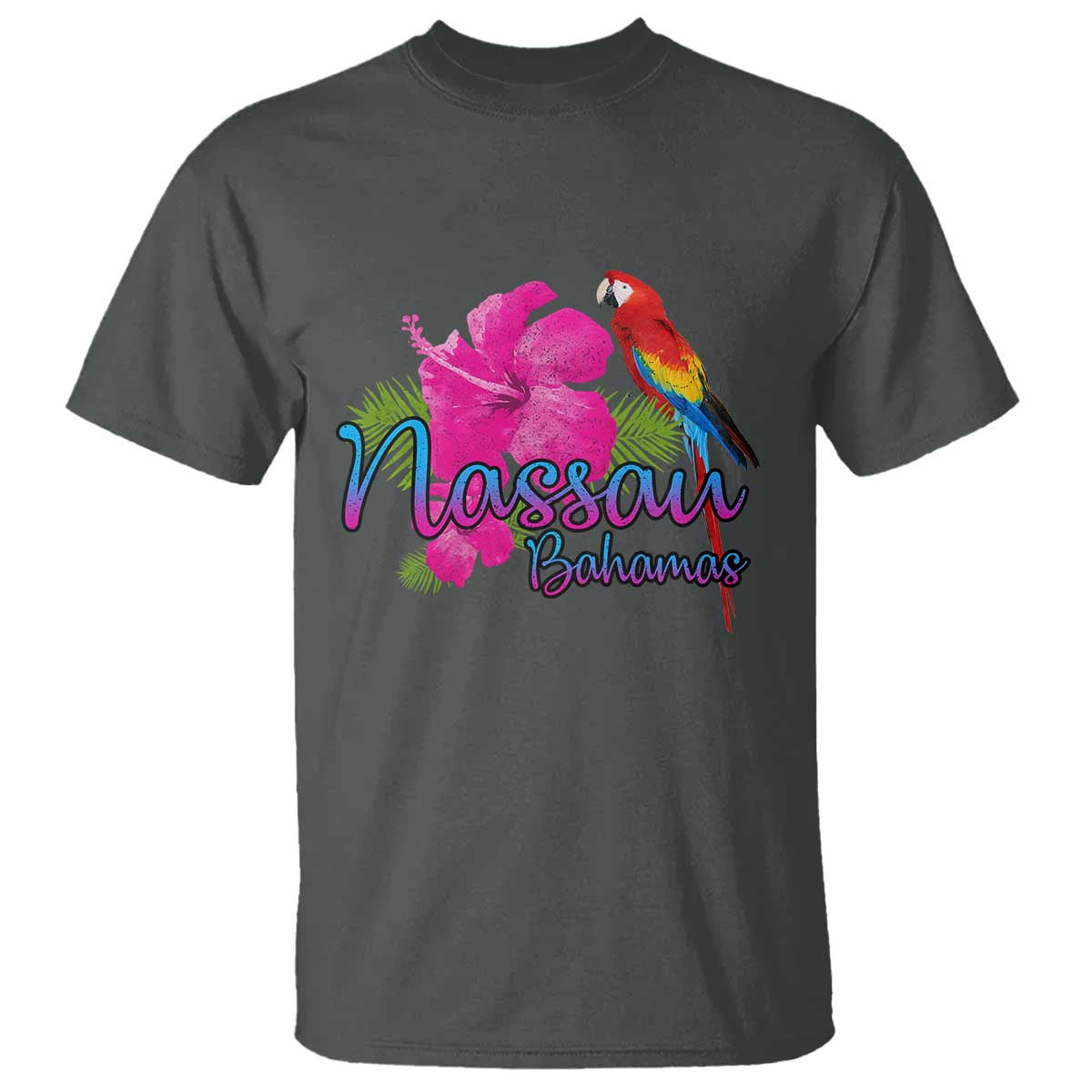 Nassau Souvenir T Shirt Caribbean Bahamas Beach Vacation - Wonder Print Shop