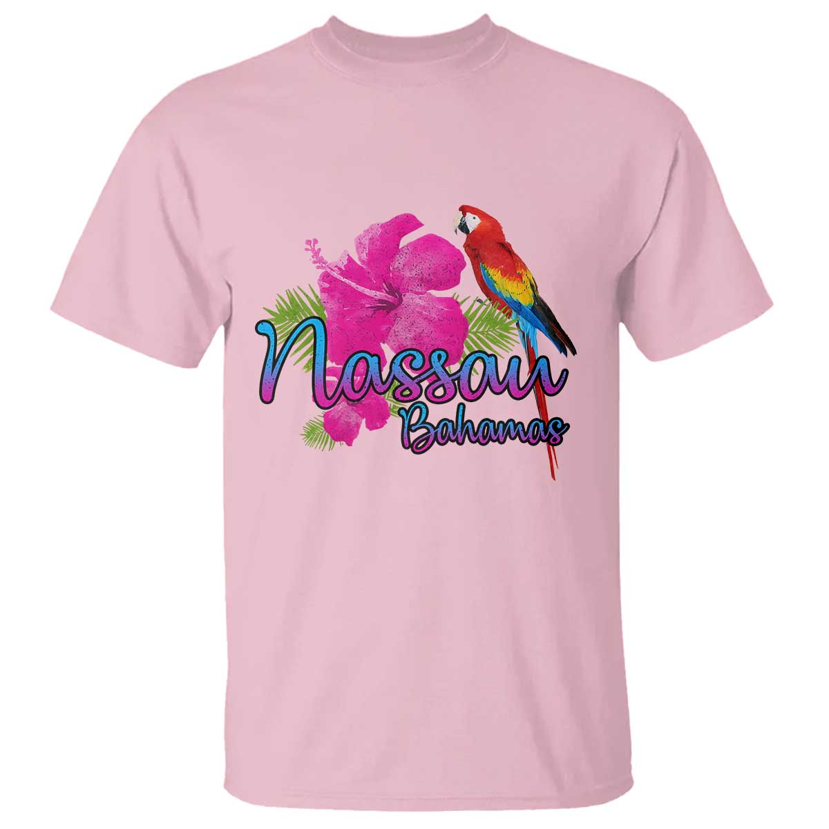 Nassau Souvenir T Shirt Caribbean Bahamas Beach Vacation - Wonder Print Shop