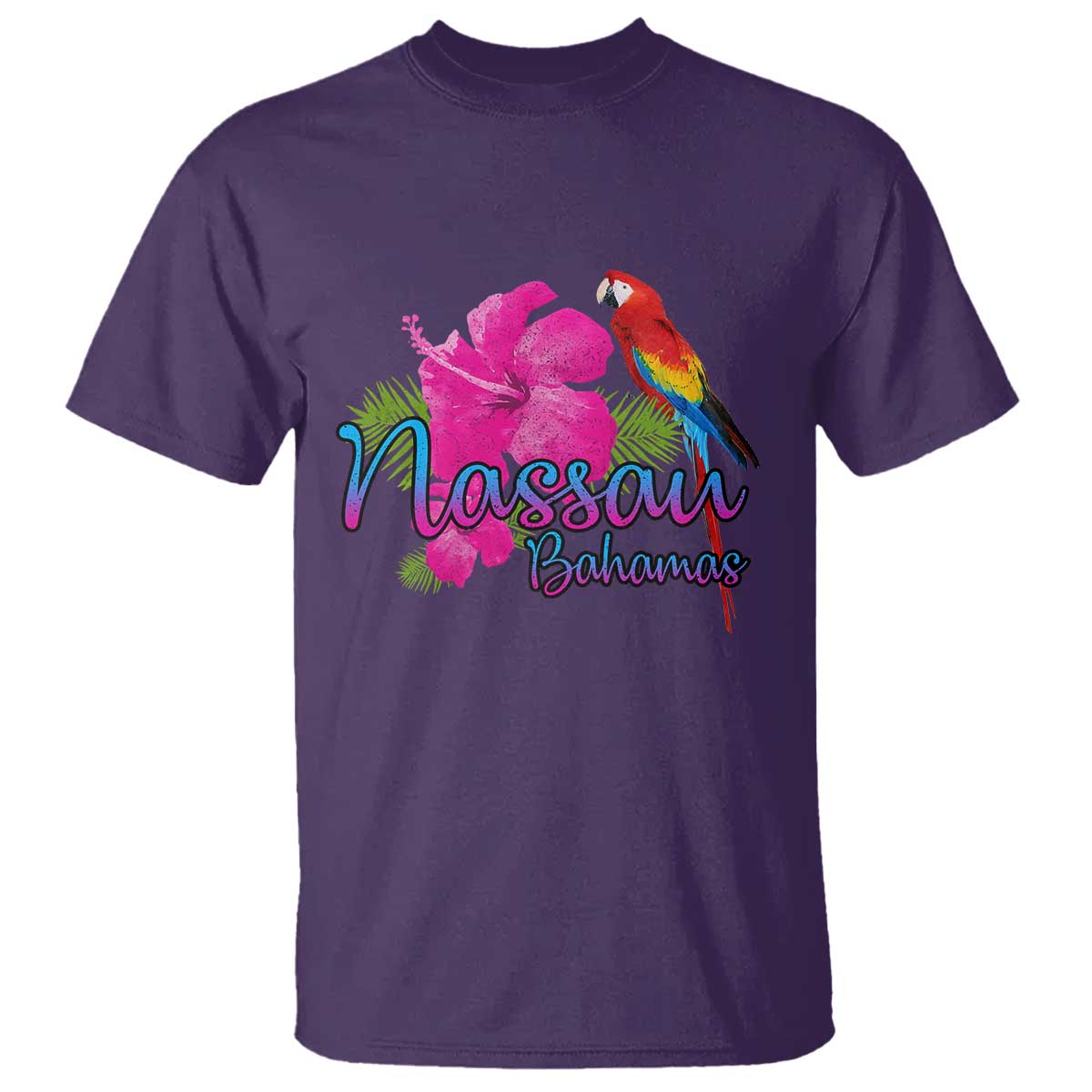 Nassau Souvenir T Shirt Caribbean Bahamas Beach Vacation - Wonder Print Shop