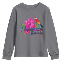 Nassau Souvenir Youth Sweatshirt Caribbean Bahamas Beach Vacation - Wonder Print Shop