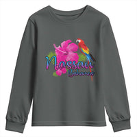 Nassau Souvenir Youth Sweatshirt Caribbean Bahamas Beach Vacation - Wonder Print Shop