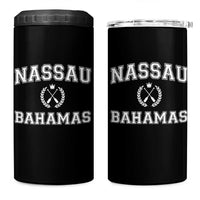 Nassau Souvenir 4 in 1 Can Cooler Tumbler Bahamas Rowing Beach Summer Vacation - Wonder Print Shop
