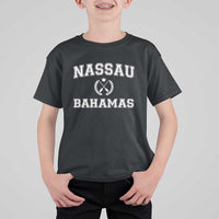 Nassau Souvenir T Shirt For Kid Bahamas Rowing Beach Summer Vacation - Wonder Print Shop