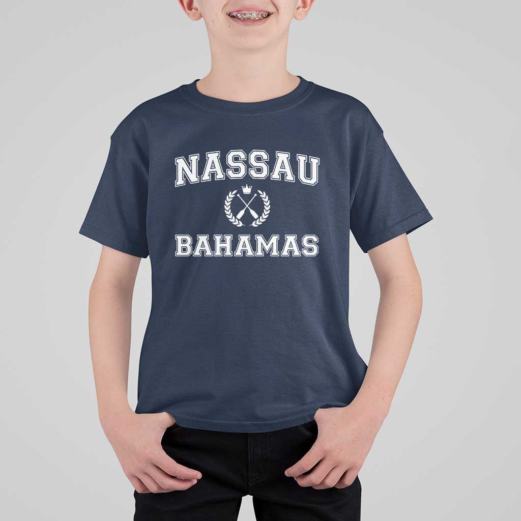 Nassau Souvenir T Shirt For Kid Bahamas Rowing Beach Summer Vacation - Wonder Print Shop
