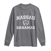 Nassau Souvenir Long Sleeve Shirt Bahamas Rowing Beach Summer Vacation - Wonder Print Shop