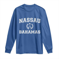 Nassau Souvenir Long Sleeve Shirt Bahamas Rowing Beach Summer Vacation - Wonder Print Shop