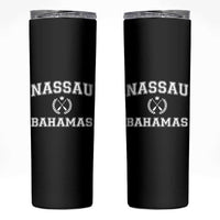 Nassau Souvenir Skinny Tumbler Bahamas Rowing Beach Summer Vacation - Wonder Print Shop