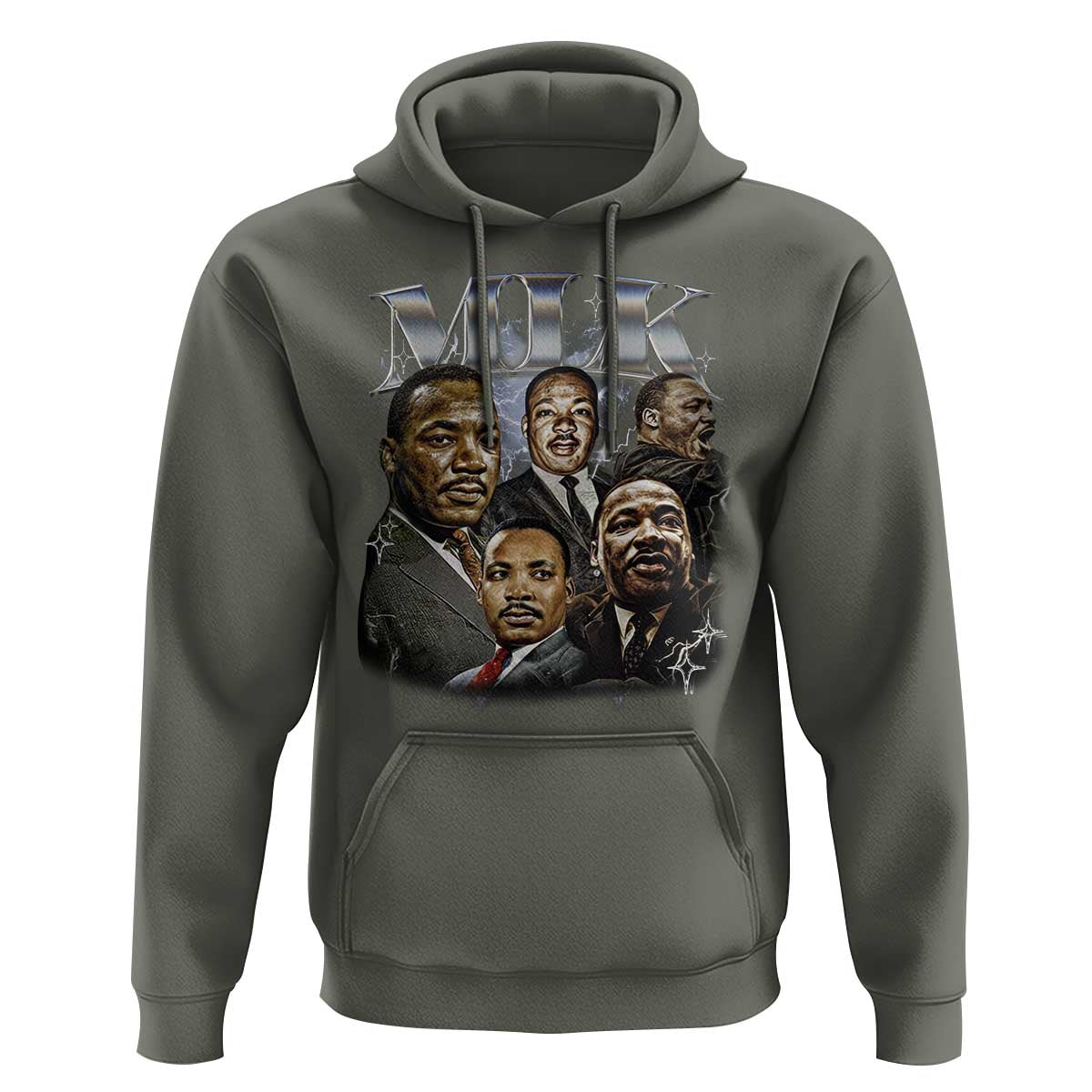 Martin Luther King Hoodie Black History Month Pride MLK Bootleg Rap Tee