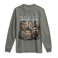 Martin Luther King Long Sleeve Shirt Black History Month Pride MLK Bootleg Rap Tee