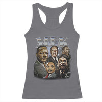 Martin Luther King Racerback Tank Top Black History Month Pride MLK Bootleg Rap Tee