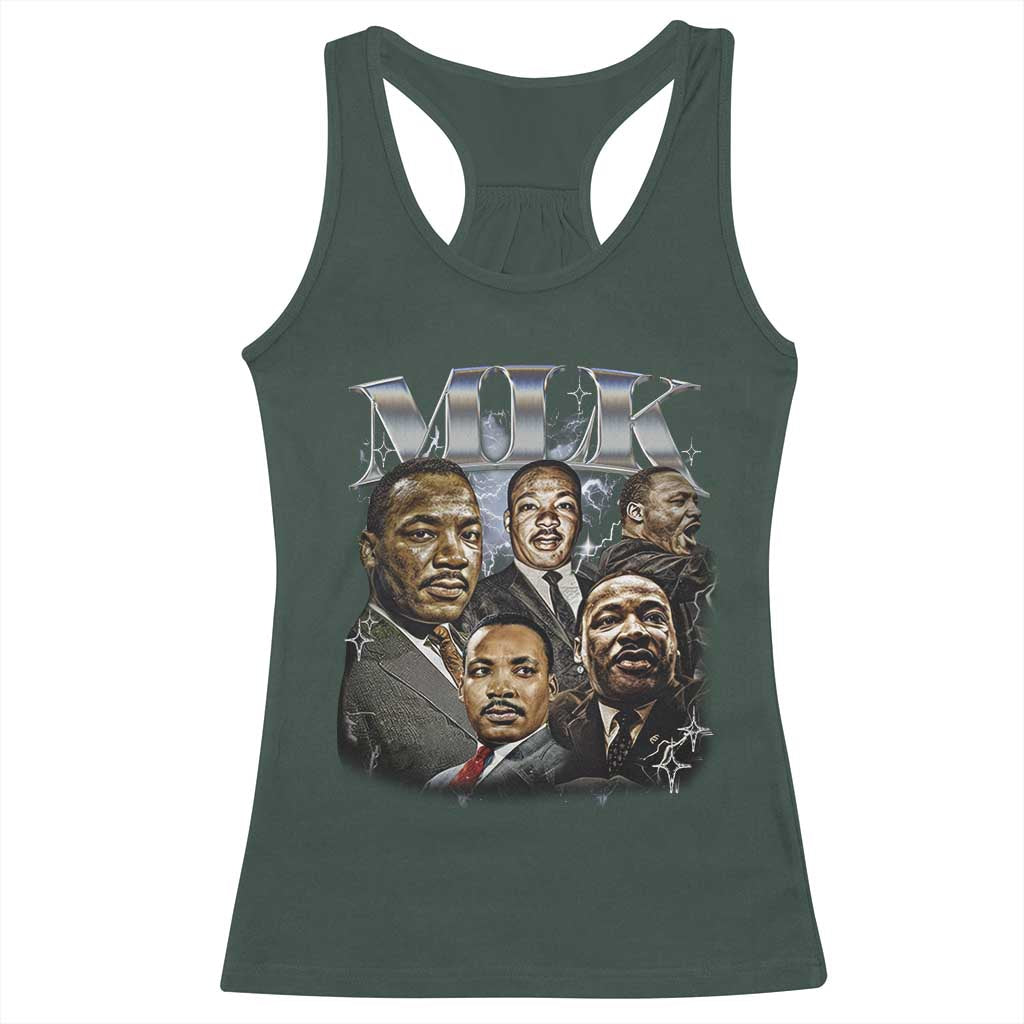 Martin Luther King Racerback Tank Top Black History Month Pride MLK Bootleg Rap Tee